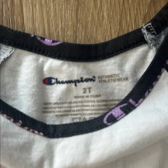 Champion Kids Shirts and short Set- Blue and Black - Picture 4 of 5